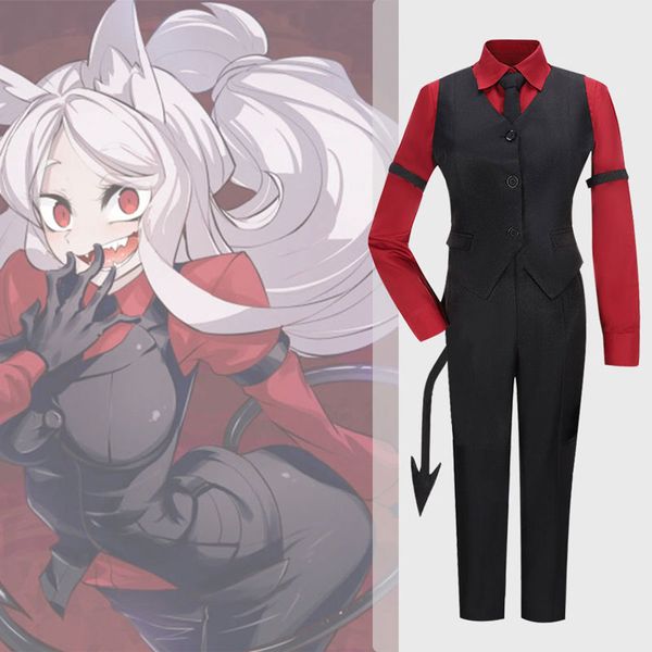 anime costumes 2021 game cerberus cosplay costume women outfits red shirt pants vest gloves tail uniform halloween carnival accessorie, Black
anime costumes 2021 game cerberus cosplay costume women outfits red shirt pants vest gloves tail uniform halloween carnival accessorie, Black