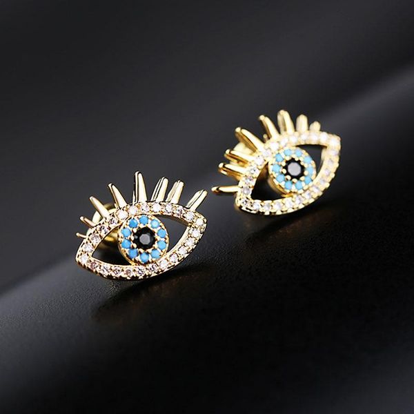 trendy eyes earrings cubic zirconia crystal stud earrings for women wedding party jewelry, Silver
trendy eyes earrings cubic zirconia crystal stud earrings for women wedding party jewelry, Silver