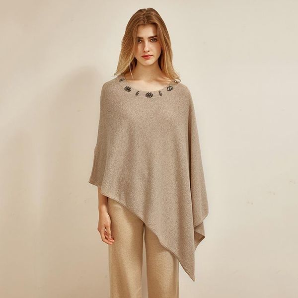 scarves kms cashmere wool blend knit neckline rhinestone cape cloak mantle for girl lady woman women, Blue;gray
scarves kms cashmere wool blend knit neckline rhinestone cape cloak mantle for girl lady woman women, Blue;gray