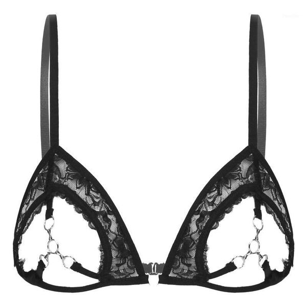 womens sissy exotic bras crop see through sheer lace lingerie spaghetti straps open cups bra with rings linked at bust1, Red;black
womens sissy exotic bras crop see through sheer lace lingerie spaghetti straps open cups bra with rings linked at bust1, Red;black