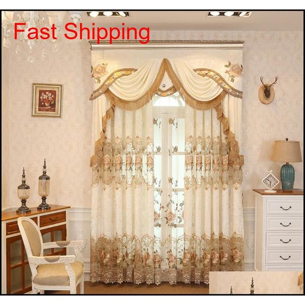 european embroidered velvet window curtains for living room high-end custom classic villa flat c jllhtx fight2010
european embroidered velvet window curtains for living room high-end custom classic villa flat c jllhtx fight2010