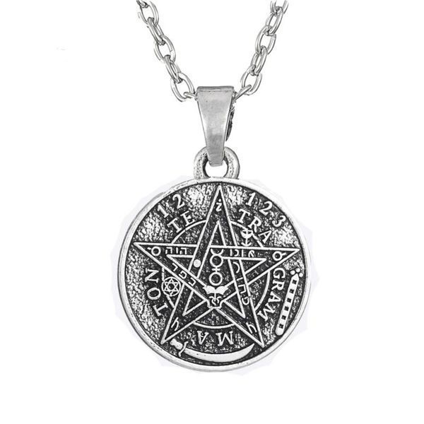 pendant necklaces dawapara satan tetragrammaton pentagram pentacle necklace wiccan pagan jewelry antique silver link chain christmas gift
pendant necklaces dawapara satan tetragrammaton pentagram pentacle necklace wiccan pagan jewelry antique silver link chain christmas gift