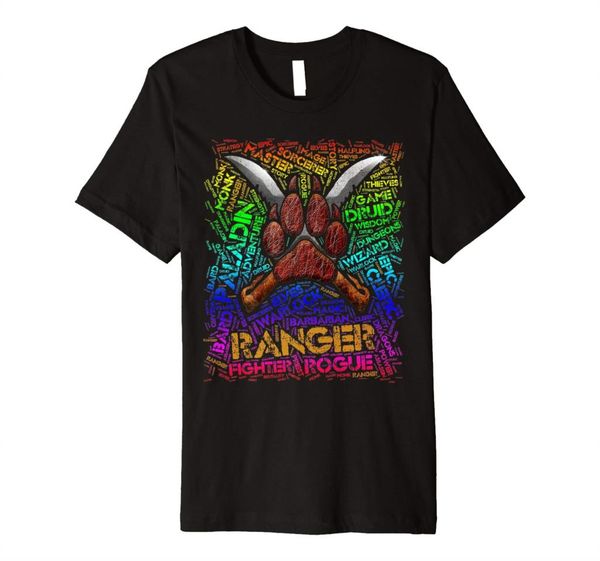 dnd rainbow ranger dungeons tablegroup gift rpg shirt premium t-shirt sport hooded sweatshirt hoodie