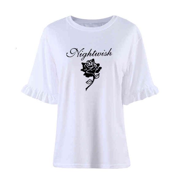 summer harajuku women vestidos printed women casual t-shirts oversized tee shirt femme cotton female petal sleeve, White
summer harajuku women vestidos printed women casual t-shirts oversized tee shirt femme cotton female petal sleeve, White