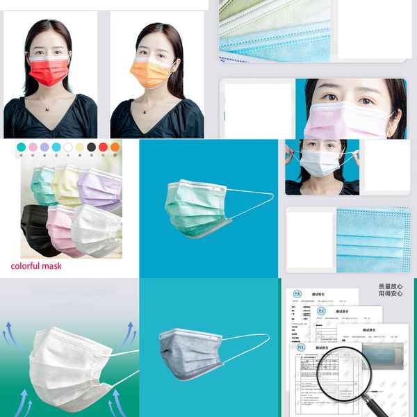 in stock disposable face masks colorful 3 layer balck gray pink mouth cover party mask boom
in stock disposable face masks colorful 3 layer balck gray pink mouth cover party mask boom