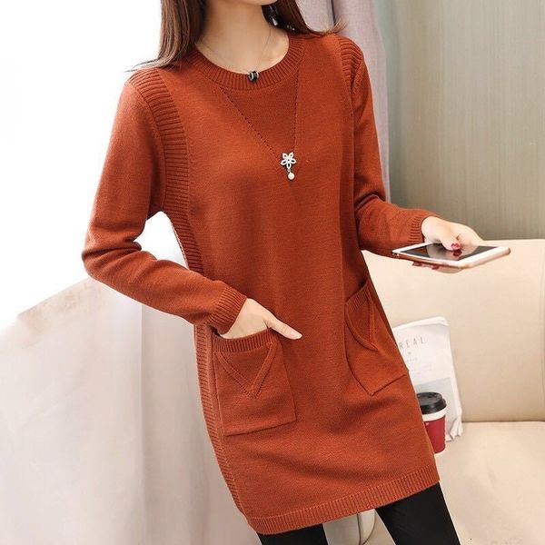 2021 spring and autumn sweater women's loose mid-length knitted bottoming shirt autumn and winter new korean sweater skirt, White;black
2021 spring and autumn sweater women's loose mid-length knitted bottoming shirt autumn and winter new korean sweater skirt, White;black