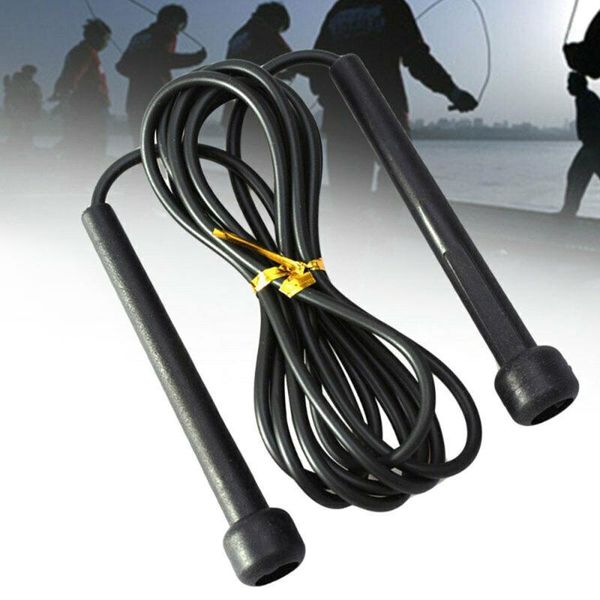 jump ropes black 2.7m plastics adjustable handle speed skipping rope boxing exercise fitness workout training tool spare rope1
jump ropes black 2.7m plastics adjustable handle speed skipping rope boxing exercise fitness workout training tool spare rope1