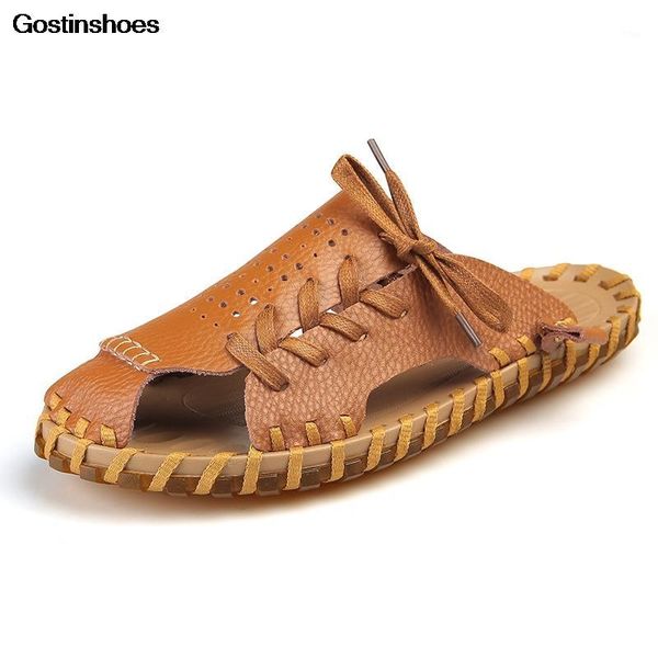 sandals zapatos de hombre summer men handmade sewing genuine leather casual fashion man shoes sandalias playa1, Black
sandals zapatos de hombre summer men handmade sewing genuine leather casual fashion man shoes sandalias playa1, Black