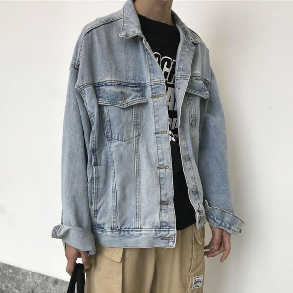 ewq / spring 2020 long sleeve turn-down colllar pockets button loose coat man's vintage style temperament jackets ft1581, Black;brown
ewq / spring 2020 long sleeve turn-down colllar pockets button loose coat man's vintage style temperament jackets ft1581, Black;brown