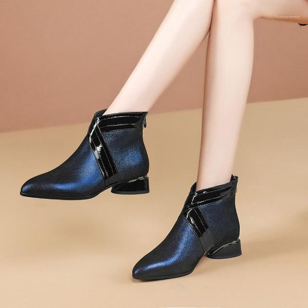 boots mljuese 2021 women ankle cow leather blue color pointed toe zippers winter short plush round heels size 411, Black
boots mljuese 2021 women ankle cow leather blue color pointed toe zippers winter short plush round heels size 411, Black