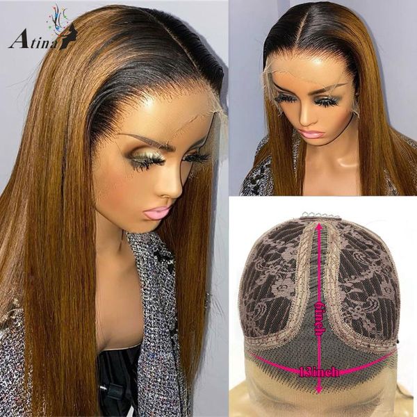 lace wigs ombre colored human hair wig bleach knots straight pre plucked brazilian remy transparent t part for black women, Black;brown
lace wigs ombre colored human hair wig bleach knots straight pre plucked brazilian remy transparent t part for black women, Black;brown