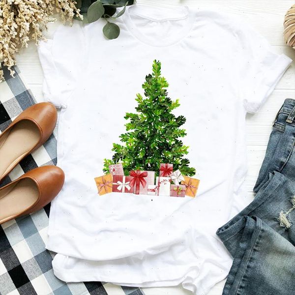 women merry christmas gift tree new year happy time 90s holiday clothes ladies graphic print tee tshirt female t shirt, White
women merry christmas gift tree new year happy time 90s holiday clothes ladies graphic print tee tshirt female t shirt, White