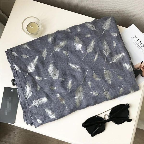 2020 brand women scarf shawls and wraps long soft silk scarves for lady bandana elegant feather female pashmina foulard wmtsjy bdesybag, Blue;gray
2020 brand women scarf shawls and wraps long soft silk scarves for lady bandana elegant feather female pashmina foulard wmtsjy bdesybag, Blue;gray