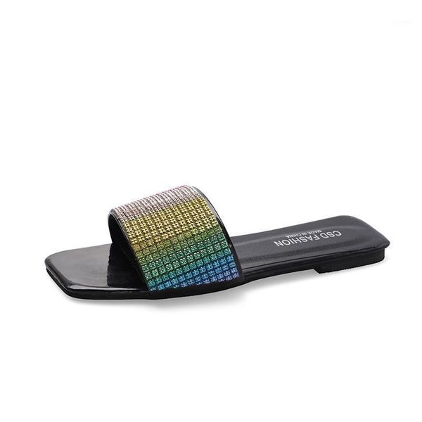 slippers women sandals flip flops summer casual shoes woman flats crystal female slides ladies open peep toe size 36-421, Black
slippers women sandals flip flops summer casual shoes woman flats crystal female slides ladies open peep toe size 36-421, Black