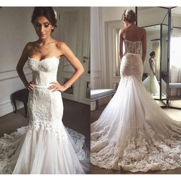 2021 new dressed as an african bride lace strapless wedding mermaid sweep train bride' dress custom-made for black girls hy74, White
2021 new dressed as an african bride lace strapless wedding mermaid sweep train bride' dress custom-made for black girls hy74, White