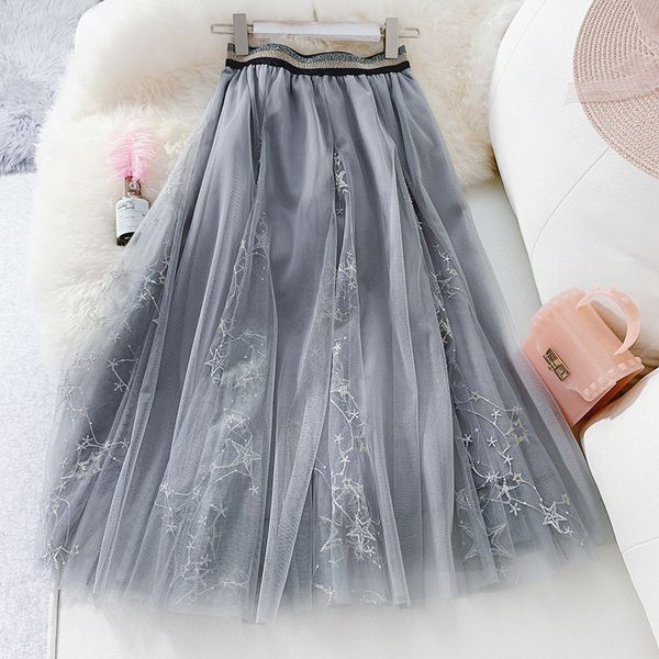 high end female skirt long embroidered knitted sequins aline elegant women skirts party summer waist girl clothes qe6w, Black
high end female skirt long embroidered knitted sequins aline elegant women skirts party summer waist girl clothes qe6w, Black