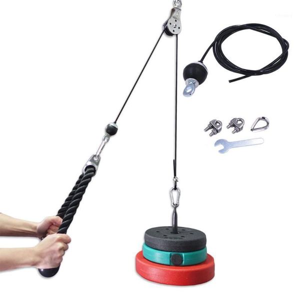 2.5m gym cable fitness pulley length adjustable heavy duty steel wire rope1 
2.5m gym cable fitness pulley length adjustable heavy duty steel wire rope1