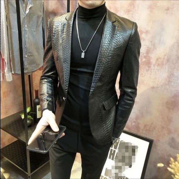 2021 new tendency to garnish little guy in suit button leather jacket single-west youth jacket. 2gpy, Black
2021 new tendency to garnish little guy in suit button leather jacket single-west youth jacket. 2gpy, Black