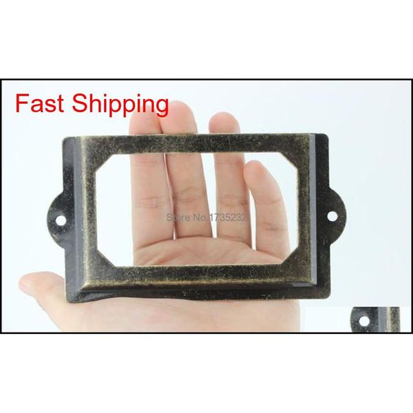 50pcs 125*69mm large card holder meta label frame vintage bronze decorating wood shelf edge price tag slee qylzij sports2010
50pcs 125*69mm large card holder meta label frame vintage bronze decorating wood shelf edge price tag slee qylzij sports2010