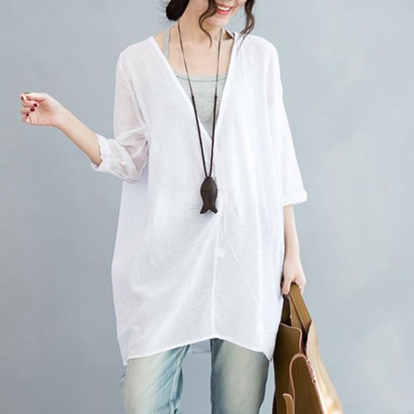 autumn new women's shirt minimalist style vintage blouse two piece set with tank v neck fashion brief loose casual shirt, White
autumn new women's shirt minimalist style vintage blouse two piece set with tank v neck fashion brief loose casual shirt, White