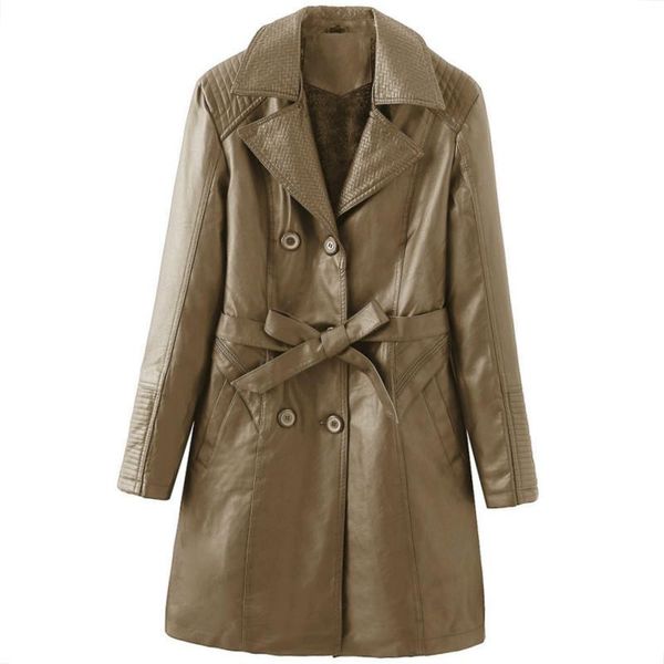women's trench coats winter clothes women windbreaker pu leather black coat for plus velvet jacket designer 86615, Tan;black
women's trench coats winter clothes women windbreaker pu leather black coat for plus velvet jacket designer 86615, Tan;black