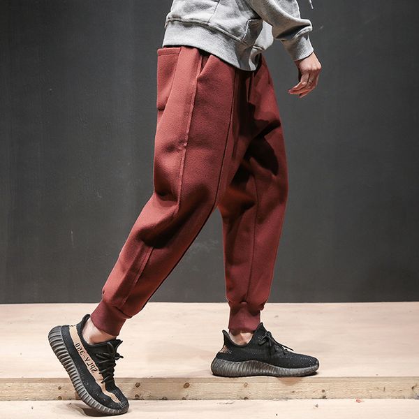 2021 new red sweatpants streetwear spring autumn hip hop harem pants men's casual korean oversize joggers trouers xih2, Black
2021 new red sweatpants streetwear spring autumn hip hop harem pants men's casual korean oversize joggers trouers xih2, Black