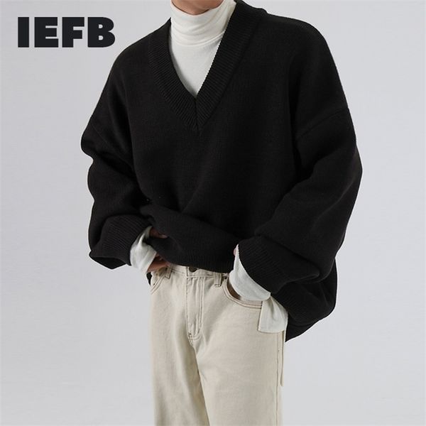 iefb /men's wear autumn winter v-neck sweater fashionable loose style knitted thickened loose vintage clothes male 9y3277 201201, White;black
iefb /men's wear autumn winter v-neck sweater fashionable loose style knitted thickened loose vintage clothes male 9y3277 201201, White;black