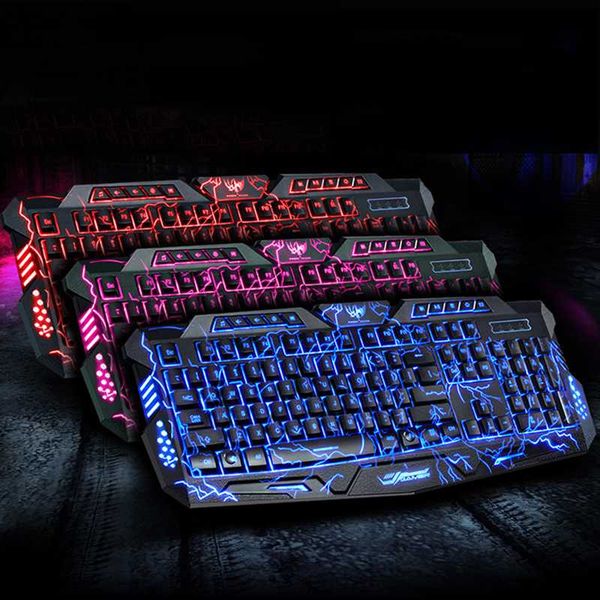 keyboards 3-color mechanical keyboard mouse usb wired gaming cool led colorful breathing backlit waterproof crack
keyboards 3-color mechanical keyboard mouse usb wired gaming cool led colorful breathing backlit waterproof crack