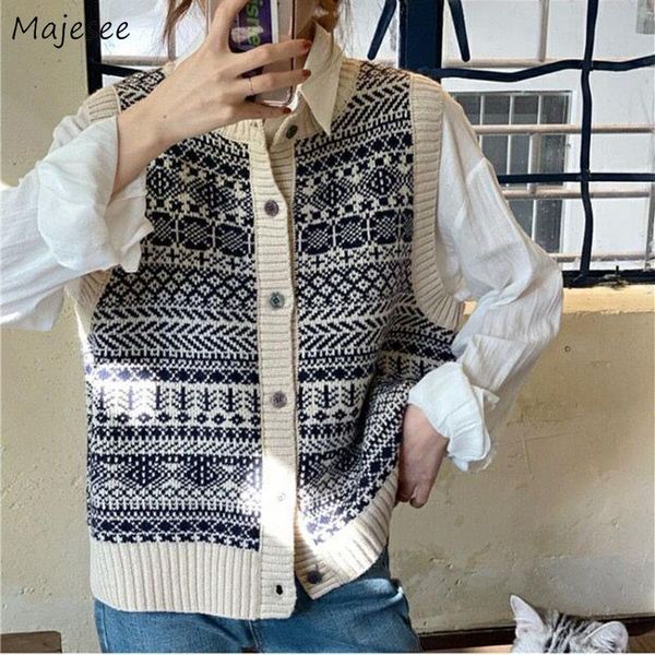 women's vests sweater vest women retro sleeveless casual harajuku printed single breasted o-neck loose korean style knitted streetwear, Black;white
women's vests sweater vest women retro sleeveless casual harajuku printed single breasted o-neck loose korean style knitted streetwear, Black;white