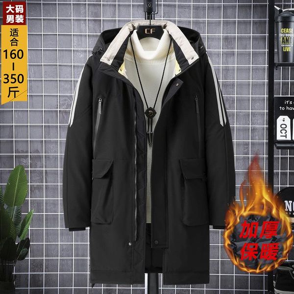 men's down & parkas chaopangzi large medium length cotton padded fattening extra winter thickened warm coat 300, Black
men's down & parkas chaopangzi large medium length cotton padded fattening extra winter thickened warm coat 300, Black