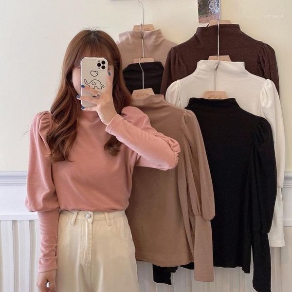 vintage turtleneck lantern sleeve shirts blouses women autumn winter thicken blouses female office lady buttoming all match 1, White
vintage turtleneck lantern sleeve shirts blouses women autumn winter thicken blouses female office lady buttoming all match 1, White