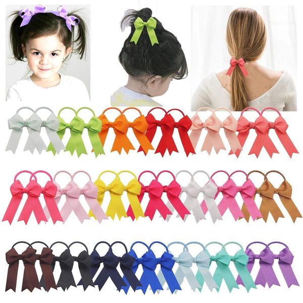 40pcs/20pair 2.5 inch cheer bows for girls ponytail holder cheerleading bows elastic hair ties bands for baby girls kids childre q1111, Silver
40pcs/20pair 2.5 inch cheer bows for girls ponytail holder cheerleading bows elastic hair ties bands for baby girls kids childre q1111, Silver