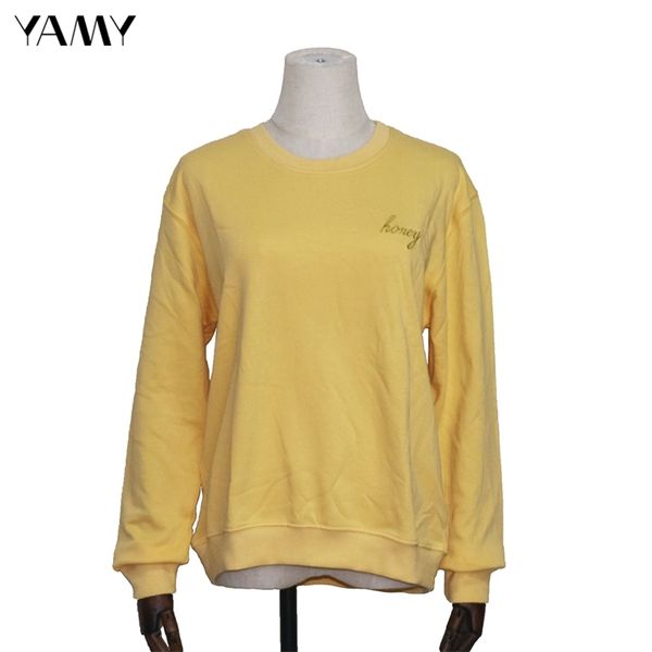 fall womens sweatshirt long sleeved honey embroidered yellow pullover vintage cotton loose hoodies winter streetwear femme y200915, Black
fall womens sweatshirt long sleeved honey embroidered yellow pullover vintage cotton loose hoodies winter streetwear femme y200915, Black