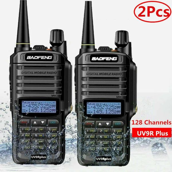 2x baofeng uv-9r plus waterproof dual-band walkie talkie radio handheld two way
2x baofeng uv-9r plus waterproof dual-band walkie talkie radio handheld two way