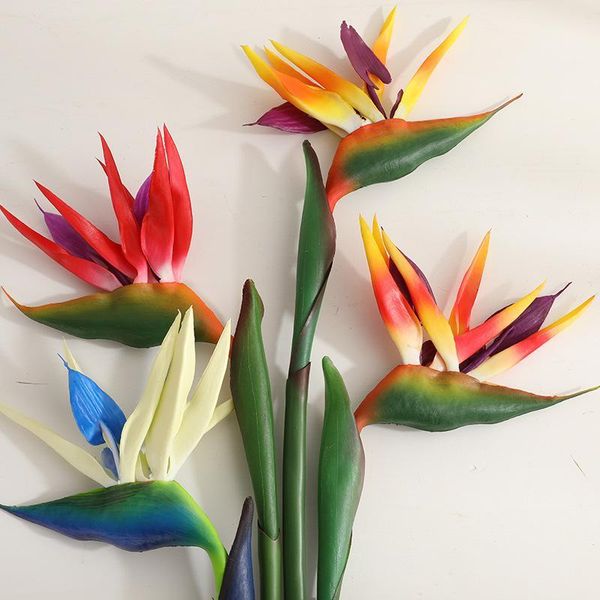 decorative flowers & wreaths artificial flower bird of paradise strelitzia floor fake feel green plant decoration for room wedding party 80c
decorative flowers & wreaths artificial flower bird of paradise strelitzia floor fake feel green plant decoration for room wedding party 80c