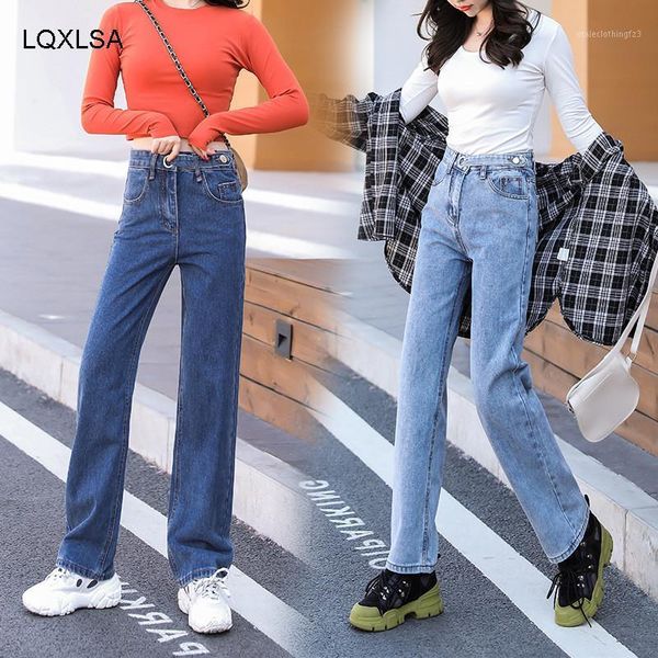 women's jeans 2021 summer vintage high waist straight women's pants streetwear loose buttons zipper female denim jeans1, Blue
women's jeans 2021 summer vintage high waist straight women's pants streetwear loose buttons zipper female denim jeans1, Blue