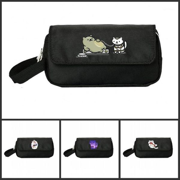 neko atsume pencill case women cosmetic cases makeup bag child girls student double pencill bag handbag gift1
neko atsume pencill case women cosmetic cases makeup bag child girls student double pencill bag handbag gift1