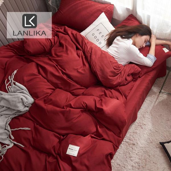 lanlika red bedding set double flat sheet duvet cover linen pillowcase bedspread bedclothes comfort fitted sheet corners
lanlika red bedding set double flat sheet duvet cover linen pillowcase bedspread bedclothes comfort fitted sheet corners