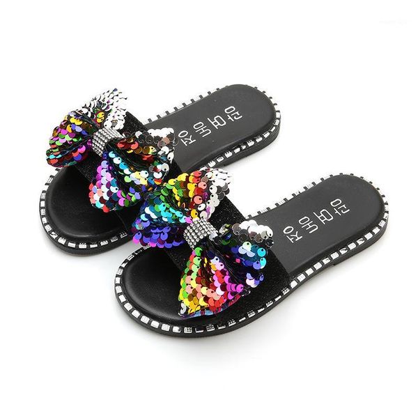 sandals kids slippers baby toddler sandal girls summer bow sequin children beach shoes big indoor home casual flip flop1, Black;red
sandals kids slippers baby toddler sandal girls summer bow sequin children beach shoes big indoor home casual flip flop1, Black;red