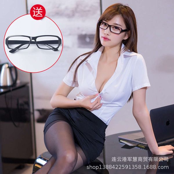 female body shaping buttocks underwear secretary uniform large perspective temptation suit, Black;white
female body shaping buttocks underwear secretary uniform large perspective temptation suit, Black;white