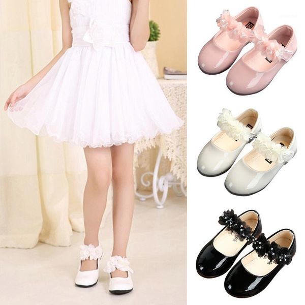 flats kids shoes for girl princess party performance shoes flower pu leather toddler rhinestone infant dance d301, Black;grey 
flats kids shoes for girl princess party performance shoes flower pu leather toddler rhinestone infant dance d301, Black;grey