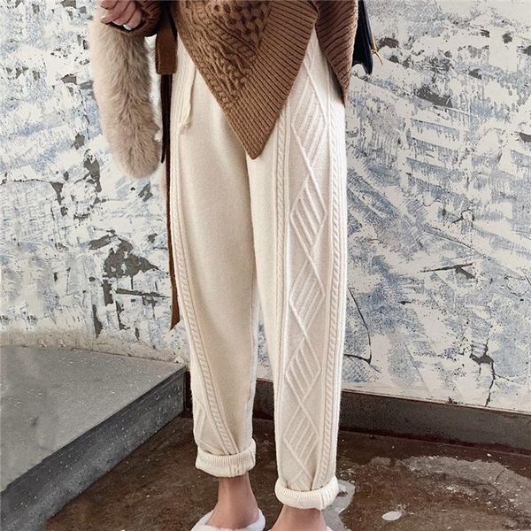 women's pants & capris 2021 clothing loose harem autumn style warm casual pantalon taille haute femme, Black;white
women's pants & capris 2021 clothing loose harem autumn style warm casual pantalon taille haute femme, Black;white