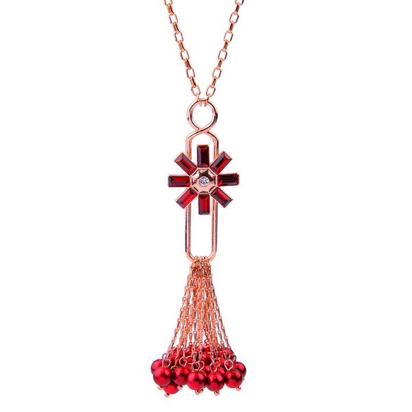 2021 brand designer gold rose gold color long sweater necklace winter flowers tassel custom jewelry, Silver
2021 brand designer gold rose gold color long sweater necklace winter flowers tassel custom jewelry, Silver