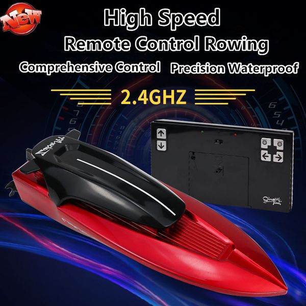 high-speed remote control boat rc 2.4g 12mins 25km/h all-round water toy exquisite compact electric model rowing children's toys
high-speed remote control boat rc 2.4g 12mins 25km/h all-round water toy exquisite compact electric model rowing children's toys