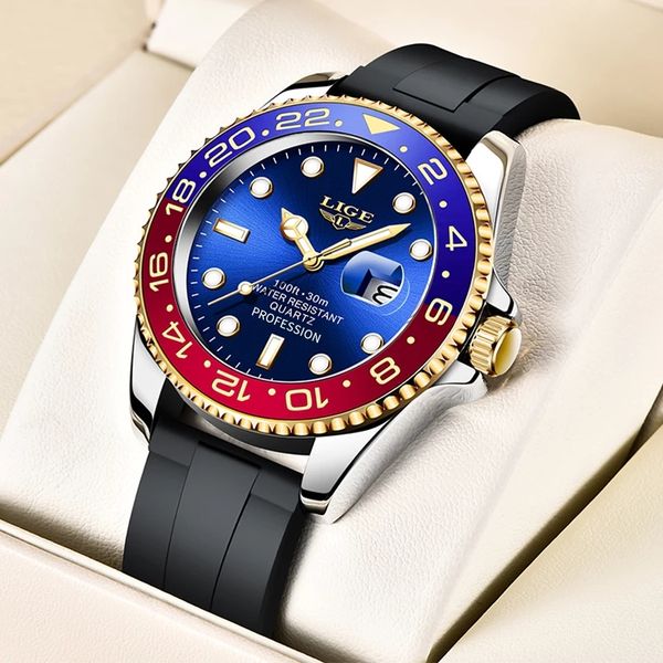 2021 lige new men quartz watches business dress waterproof wristwatch men luxury silicone sports watch men gifts montre homme
2021 lige new men quartz watches business dress waterproof wristwatch men luxury silicone sports watch men gifts montre homme
