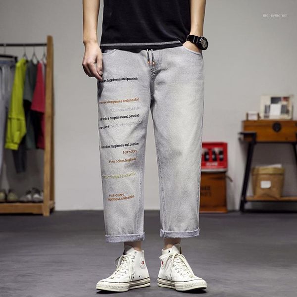 men's jeans 2021 spring and summer youth letter printing fashion wild casual mid-rise cropped pants sky blue -5xl1
men's jeans 2021 spring and summer youth letter printing fashion wild casual mid-rise cropped pants sky blue -5xl1