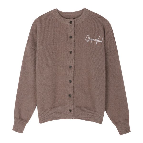 soft 2021 new embroidered letter wax around neck female fall cardigan sweater vintage w935 w42i, White;black
soft 2021 new embroidered letter wax around neck female fall cardigan sweater vintage w935 w42i, White;black