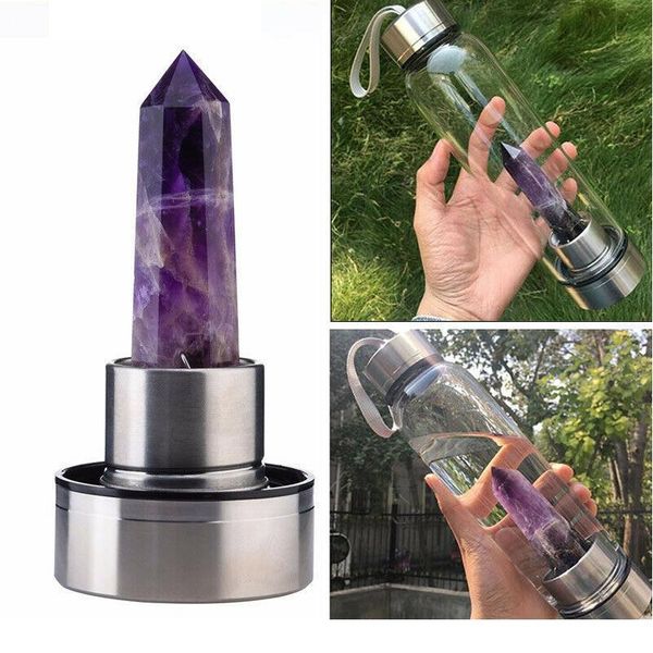 natural quartz gemstone glass water bottle direct drinking cup glass crystal obelisk wand healing wand bottle with rope jllgpv
natural quartz gemstone glass water bottle direct drinking cup glass crystal obelisk wand healing wand bottle with rope jllgpv