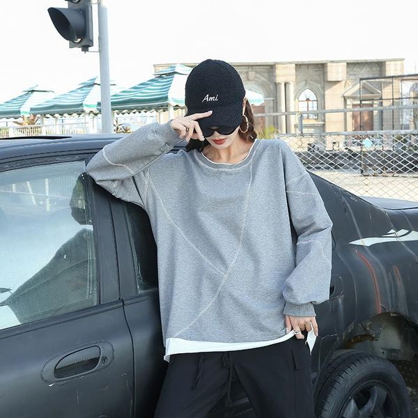 plus size contrast fake two pieces sweatshirt women 2020 autumn winter korean fashion loose black pullovers female
plus size contrast fake two pieces sweatshirt women 2020 autumn winter korean fashion loose black pullovers female