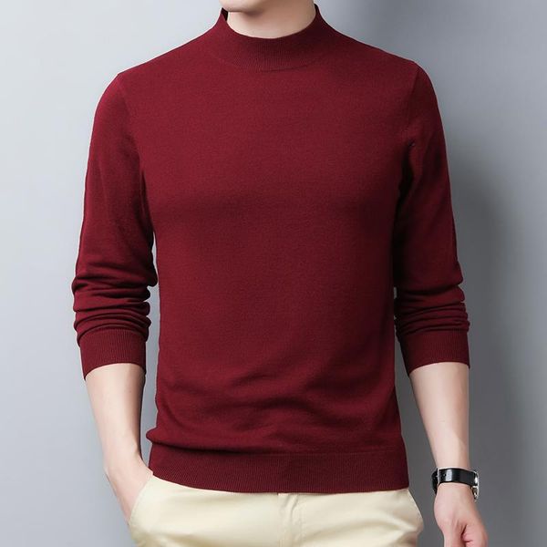 men's sweaters men 100% wool sweater 2021 autumn winter multicolors half turtleneck pure cashmere knitted pullovers, White;black
men's sweaters men 100% wool sweater 2021 autumn winter multicolors half turtleneck pure cashmere knitted pullovers, White;black